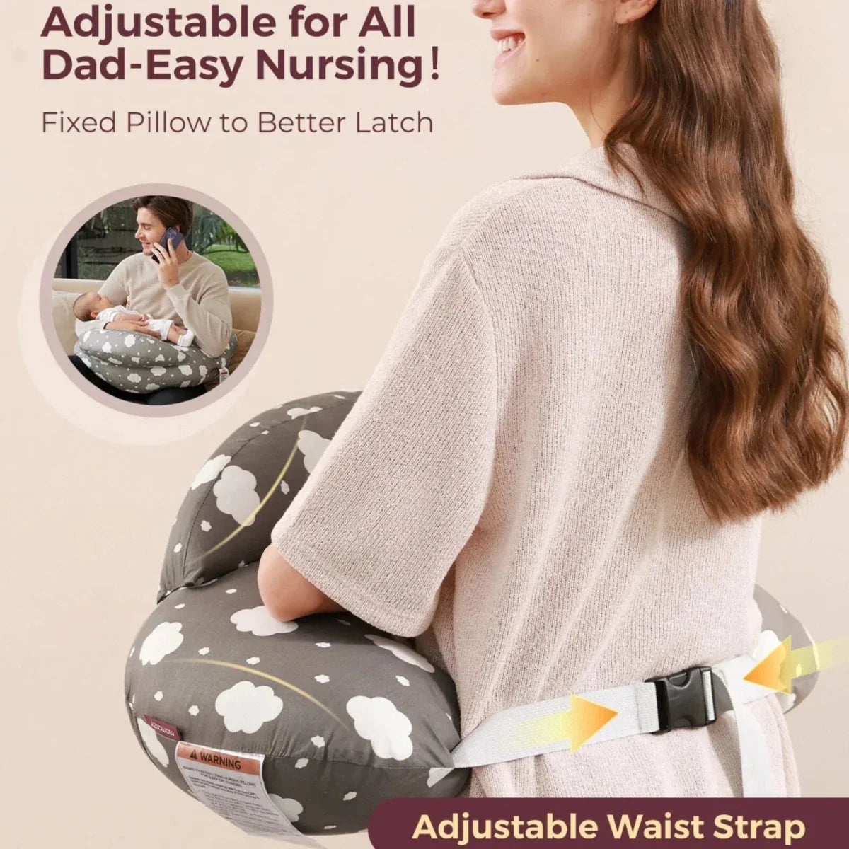Momcozy Adjustable Nursing Pillow