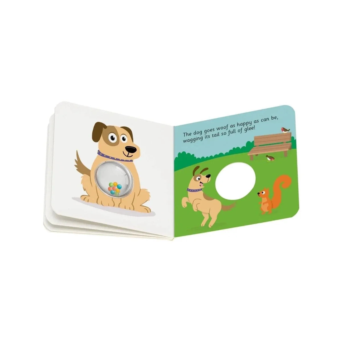 Play+ Ready Steady Shake Rattle Book - First Animals