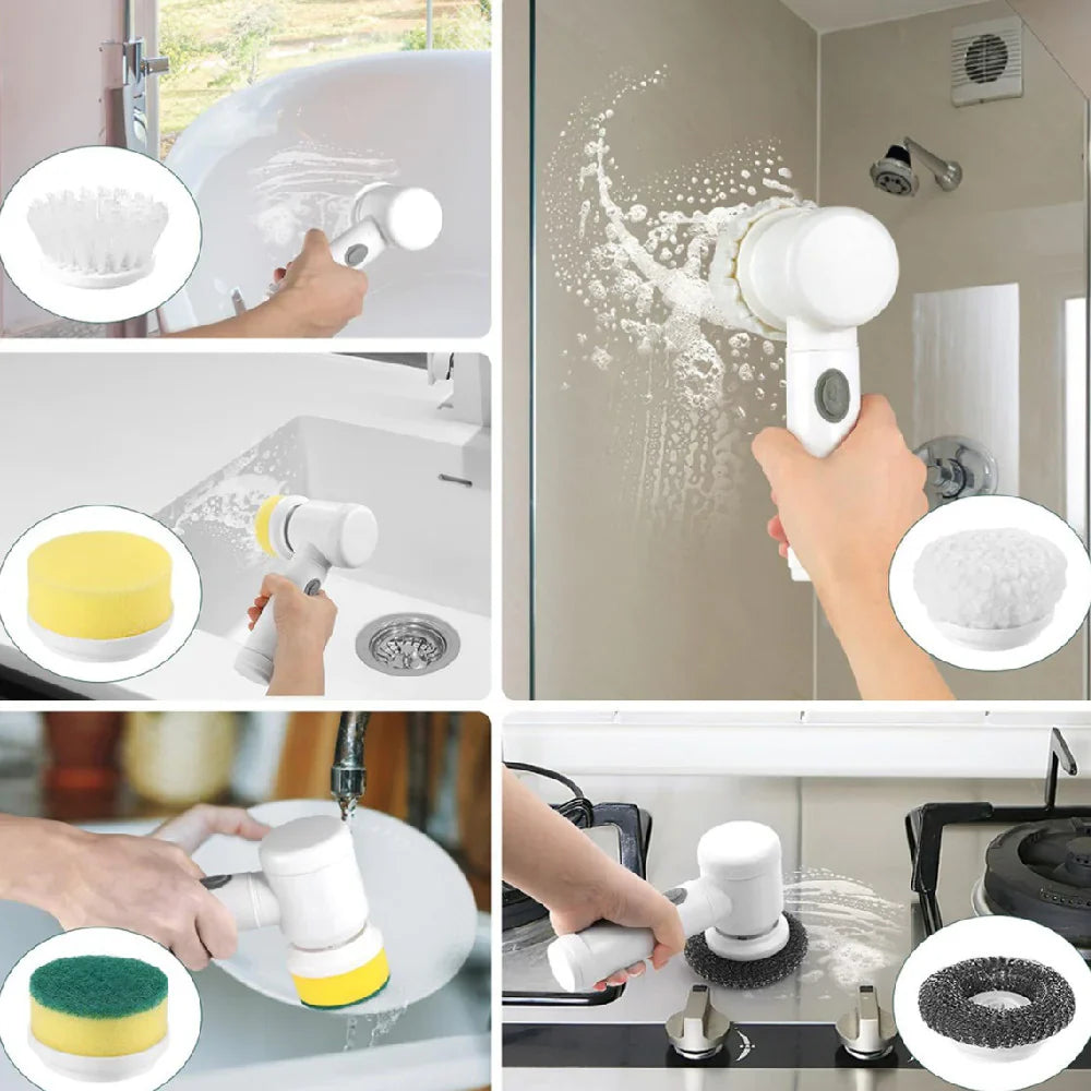 Cordless Multi-Surface Electric Scrubber Brush