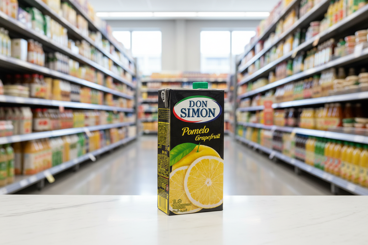 12 x Don Simon Juice Grapefruit 1Lt