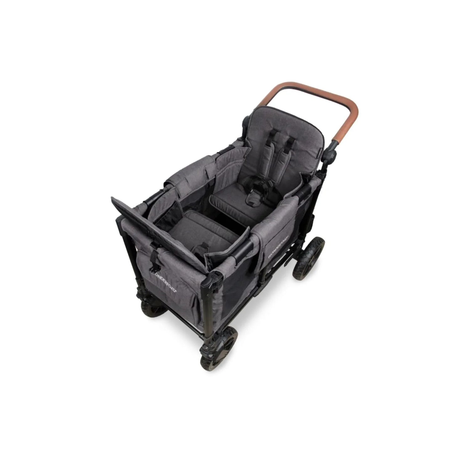 Wonderfold W2 Luxe Pro Stroller Wagon - Charcoal Grey
