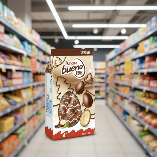 21 x Kinder Bueno Eggs Xmas - 80GM