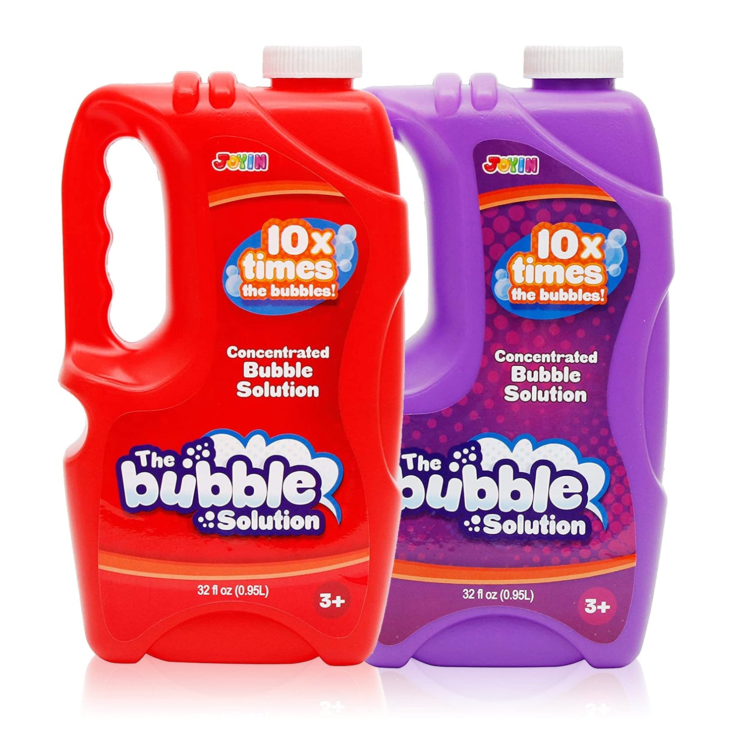 JOYIN 64 oz Bubble Solution Refill — 2 Bottles for Bubble Machines, Wands & Guns