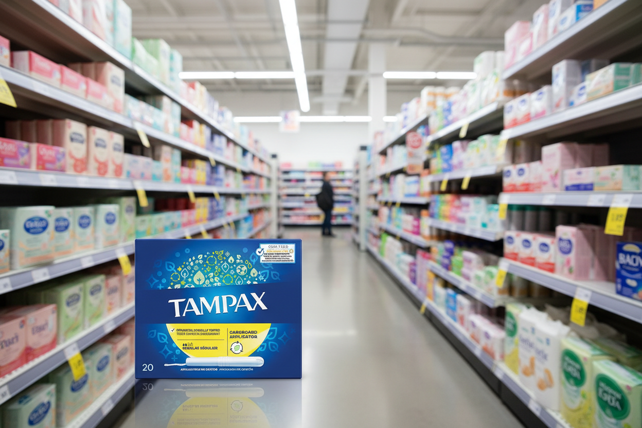 8 x Tampax Regular Tampons With Cardboard Applicator 20 Count