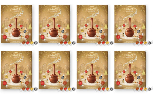 8 x Lindt Assorted Gold Advent Calendar - 233GM