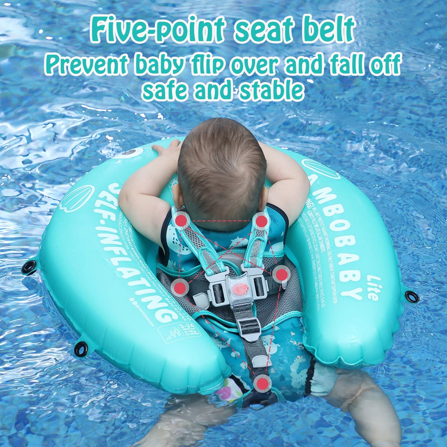 Mambobaby Self-Inflating Baby Pool Float with Canopy – AnjeeIOT