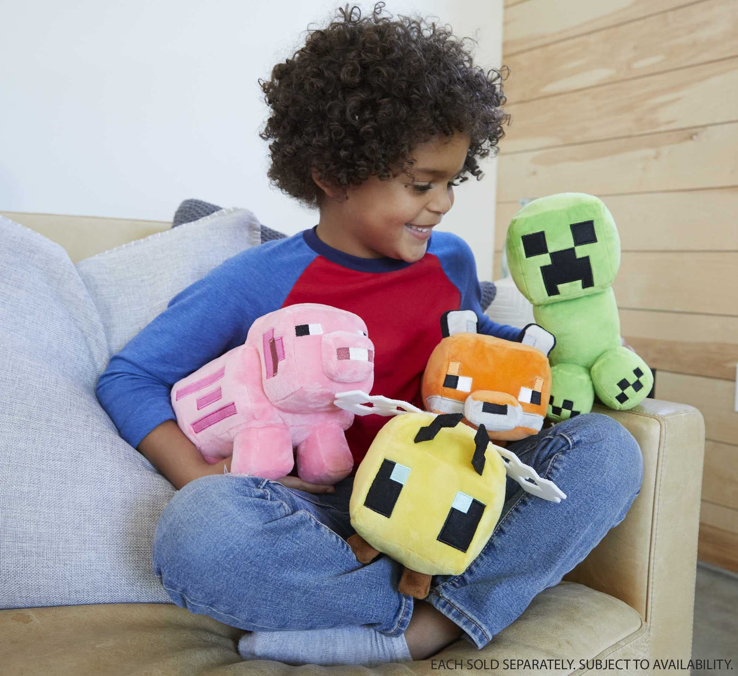 Mattel Minecraft Basic Plush Characters – 8-Inch Soft Collectible Toys