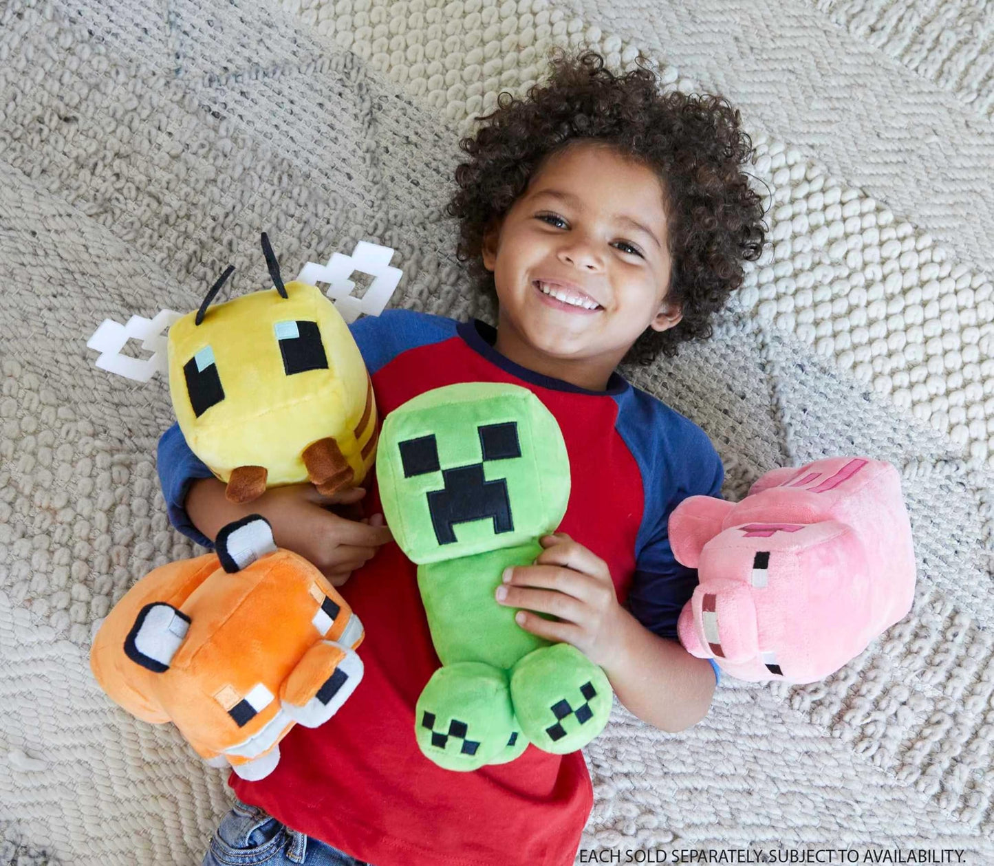Mattel Minecraft Basic Plush Characters – 8-Inch Soft Dolls for Kids & Fans