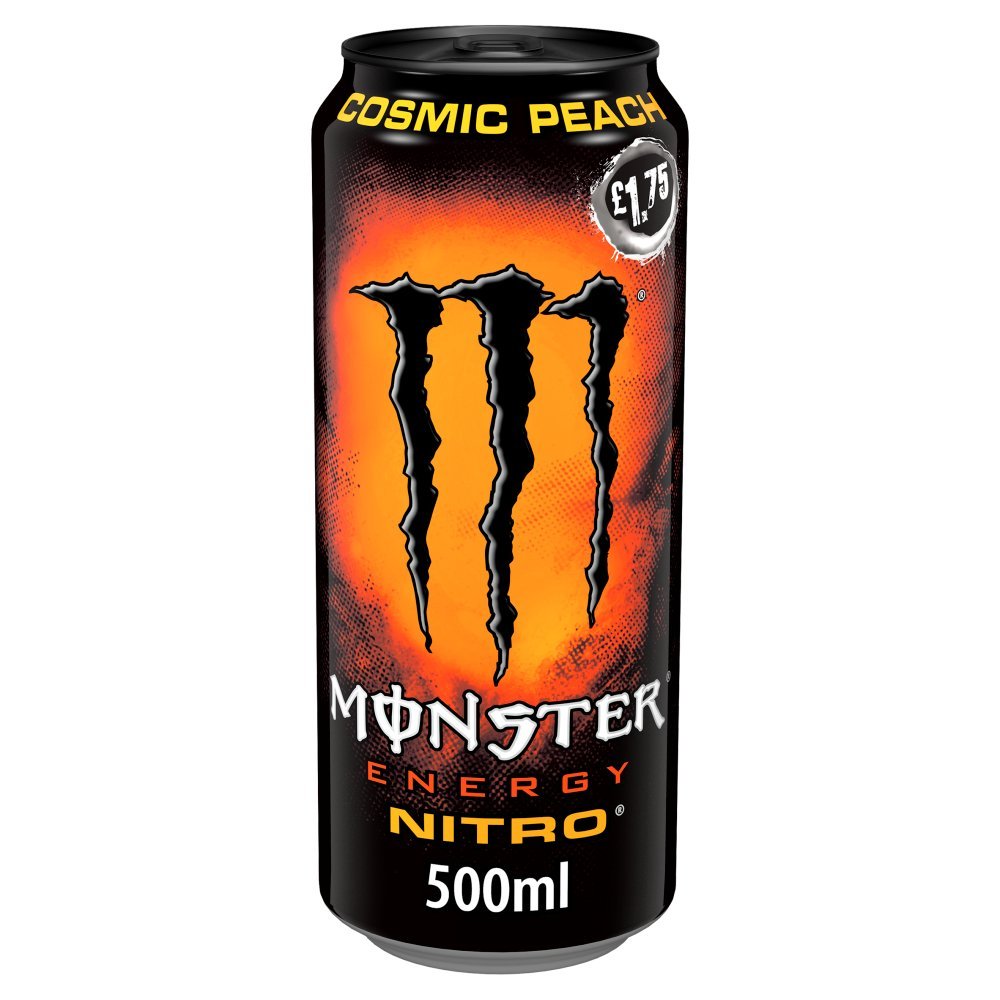 Monster Energy Drink Nitro Cosmic Peach PMP 500ml (Case of 12)
