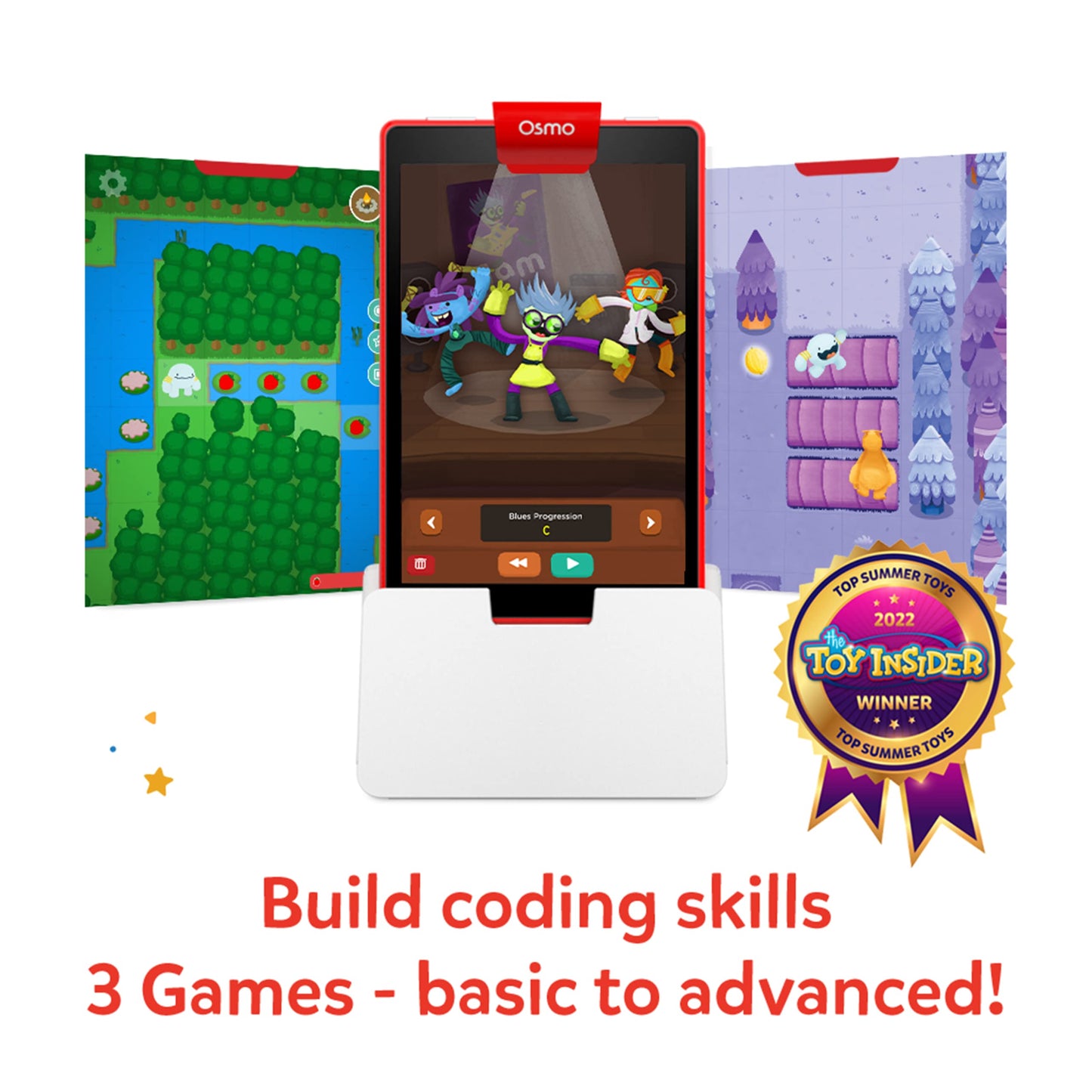 Osmo Coding Starter Kit for Fire Tablet – Learn to Code with Awbie, Jam & Duo | Ages 5-10+