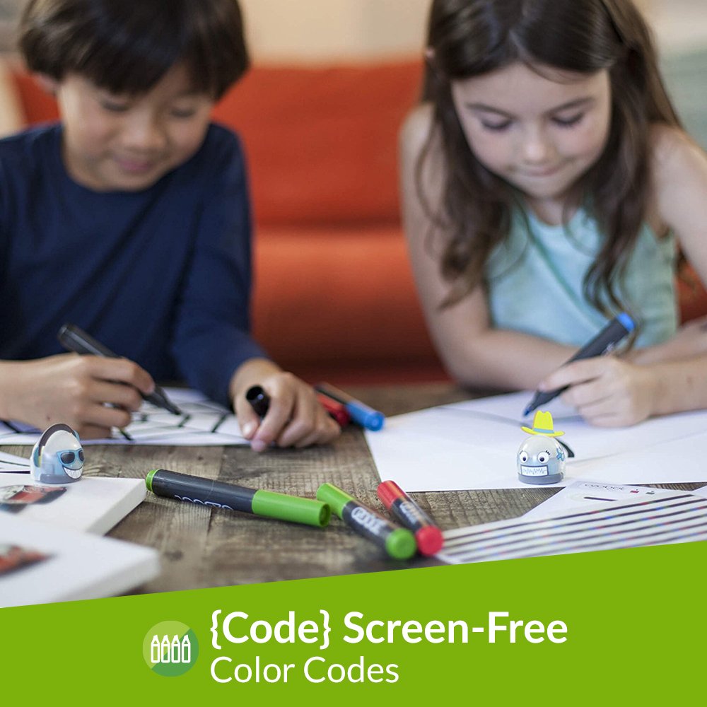 Ozobot Bit Coding Robot (White) – Screen-Free Color Coding for Beginners