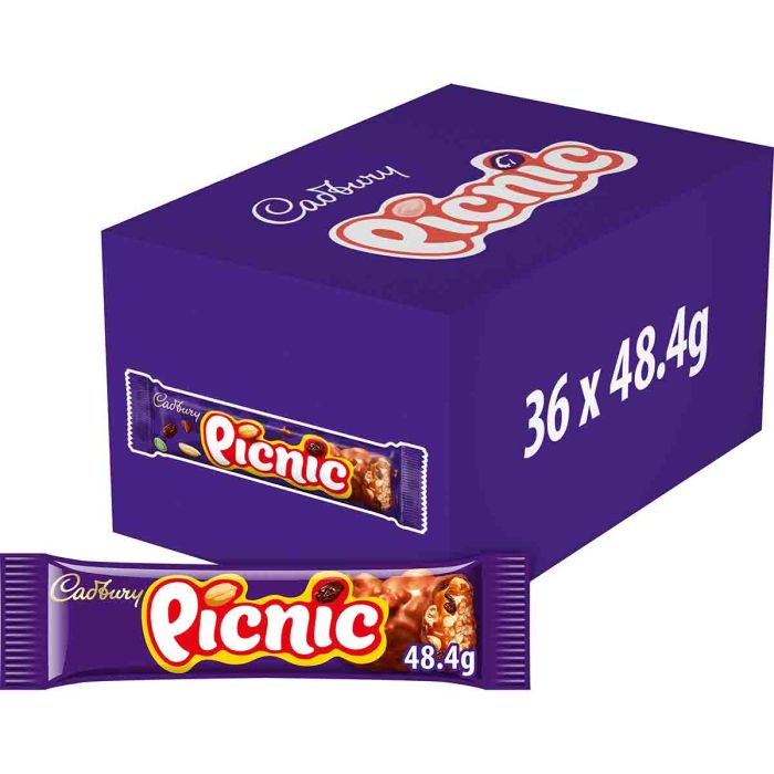 36 x Cadbury Picnic 48Gm