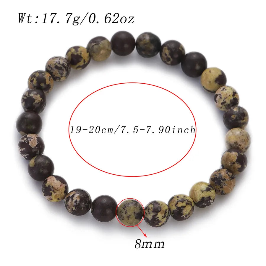 Retro Geometric natural stone Agate Bracelets In Bulk