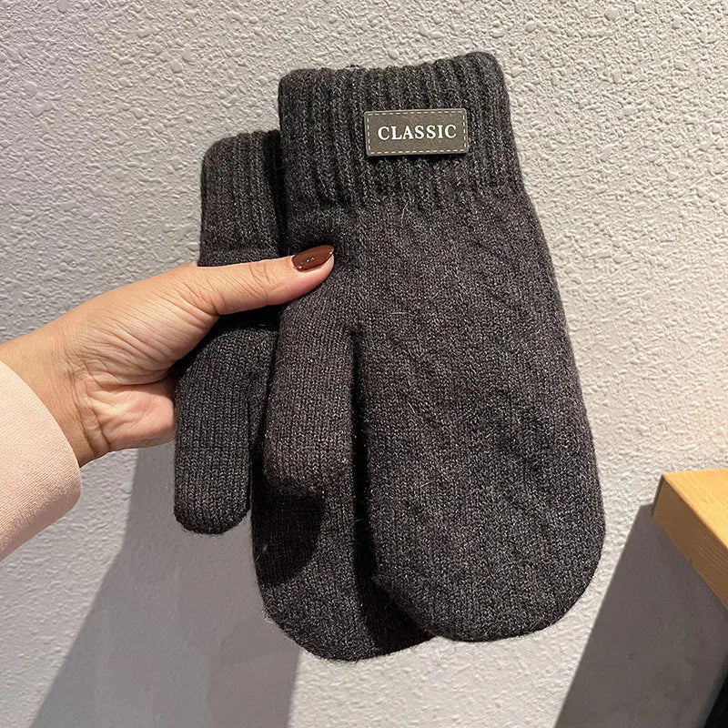 Men's Simple Style Letter Gloves