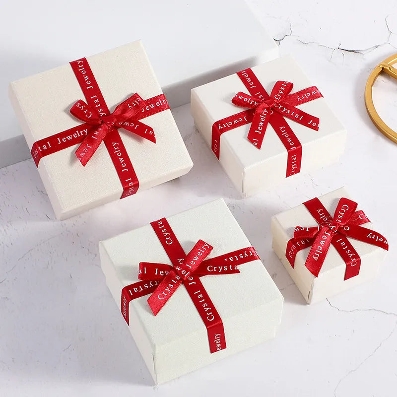 1 Piece Paper Simple Style Daily Solid Color Jewelry Boxes