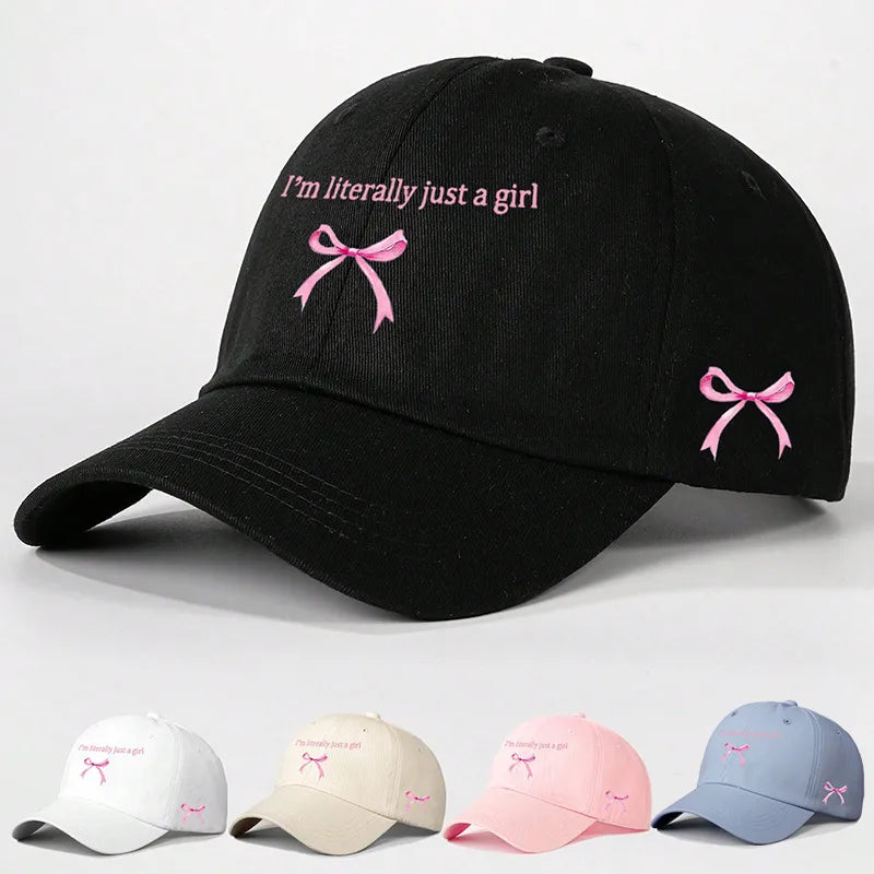 Unisex Simple Style Slogan Curved Eaves Baseball Cap
