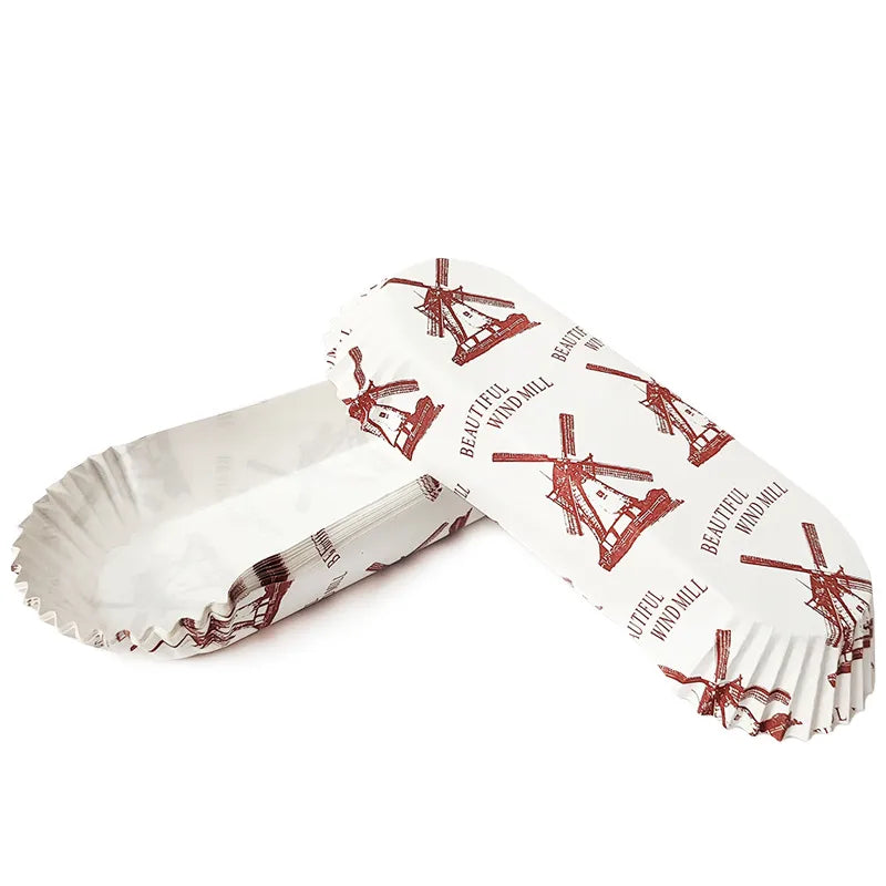 Simple Style Round Dots PET Coated paper cake cups