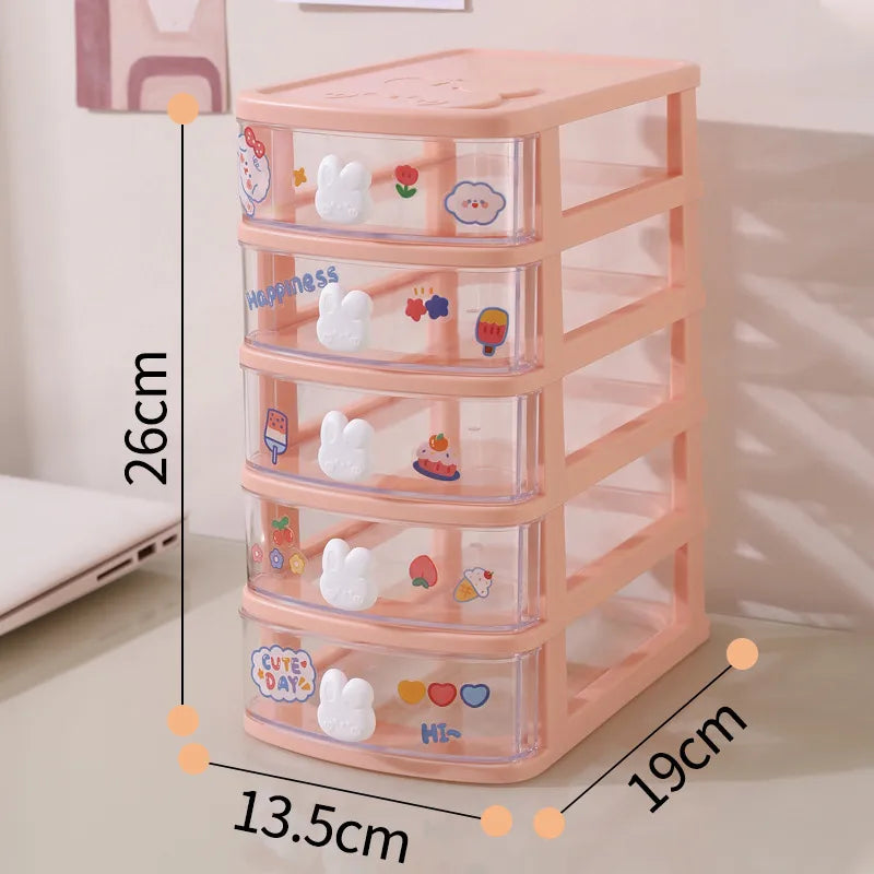 Solid Color PS Plastic Simple Style Storage Box