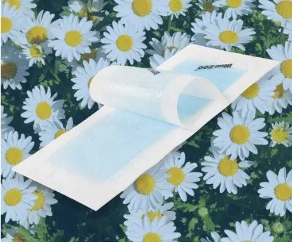 solid color depilatory paper simple style personal care