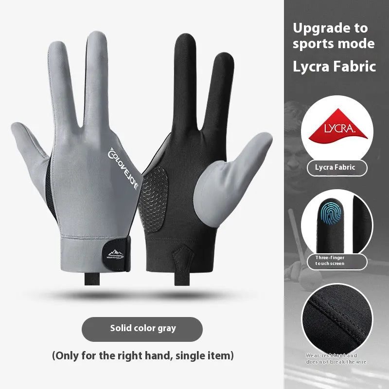 Vocabulary Words/Name Multicolor Spandex Polyester Billiard Gloves