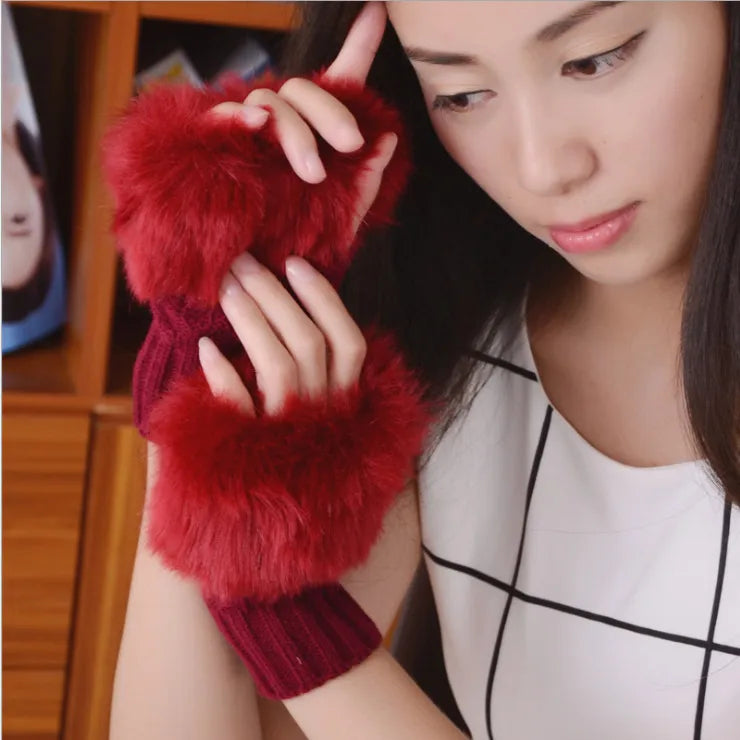 Women's Sweet Simple Style Solid Color Gloves