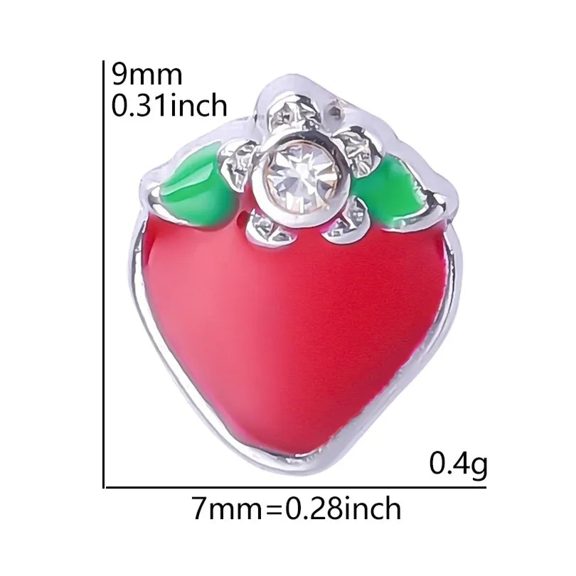 20 PCS/Package Alloy Color Block Pendant