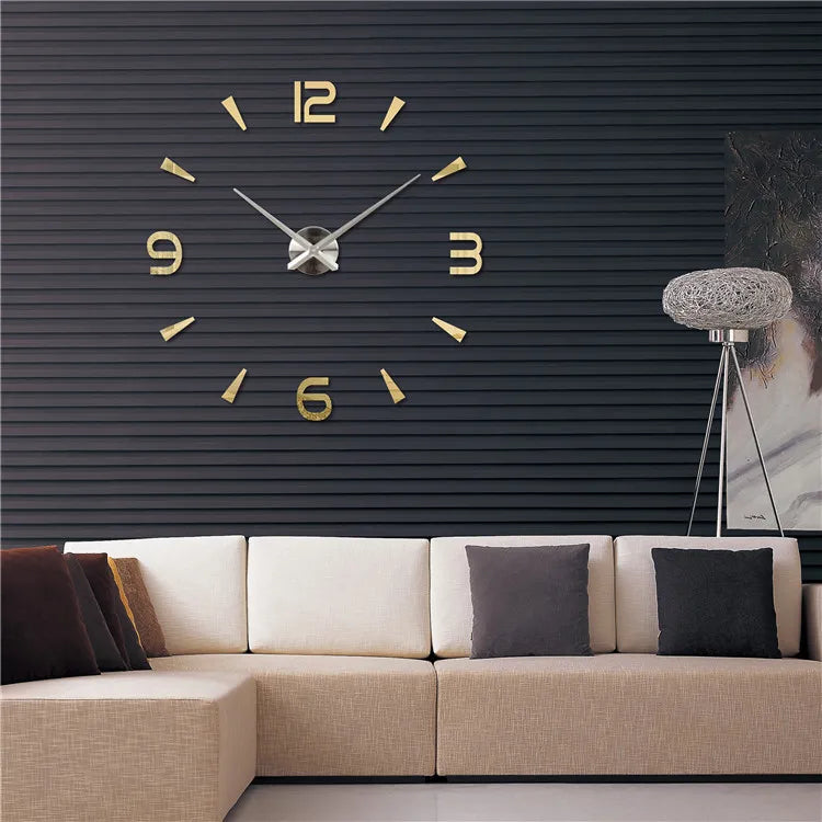 Casual Round Plastic pendant Wall Clock Artificial Decorations