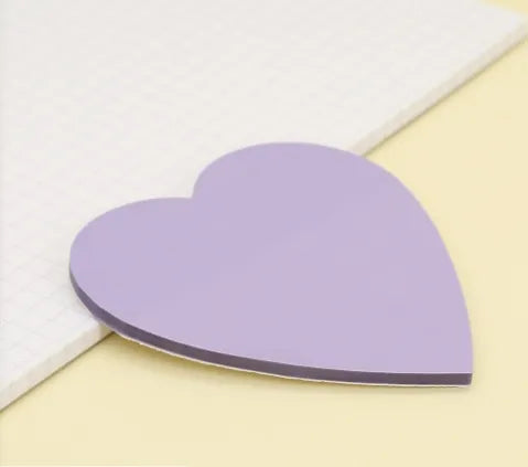 1 set solid color learning paper cute sticky note