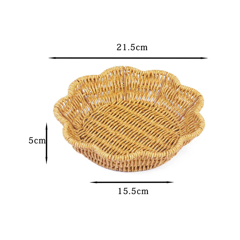 Simple Style Solid Color Storage Basket