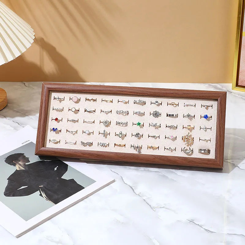 Simple Style Classic Style Solid Color Density plate Tree Pattern Paper Flannel Patchwork Jewelry Display Jewelry Rack