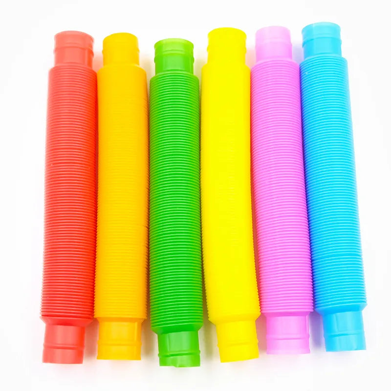 solid color extension tube diy stretch bellows decompression toy