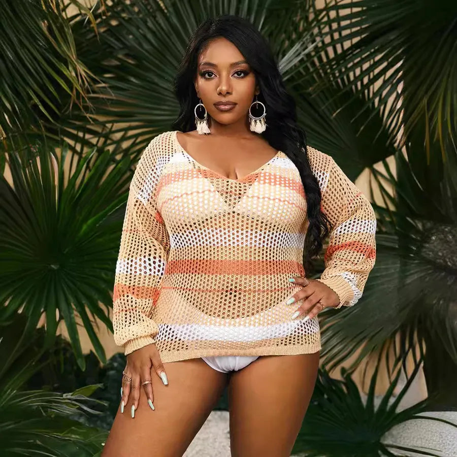 Women's Mesh Casual Elegant Cover Ups