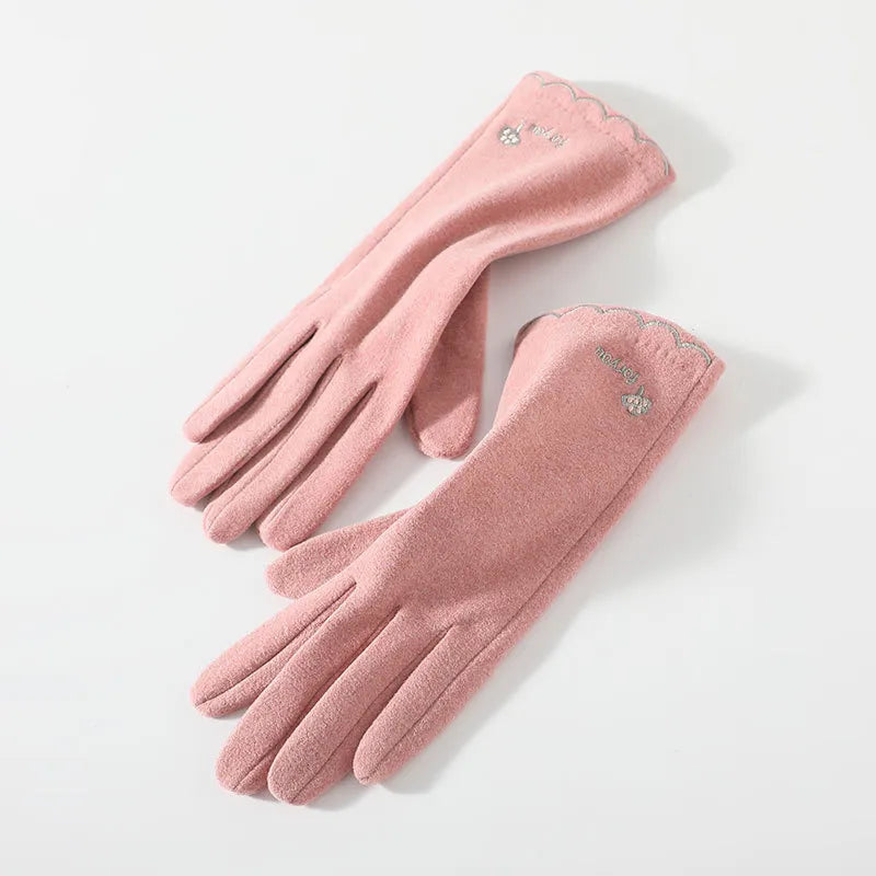 Women's Basic Simple Style Solid Color Gloves
