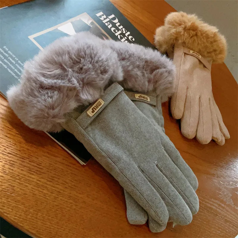 Women's Casual Elegant Simple Style Solid Color Gloves