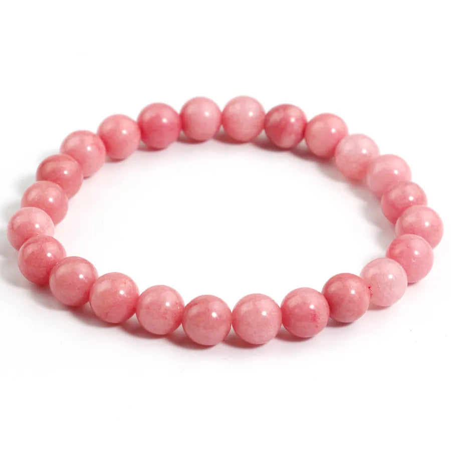 Elegant Geometric Solid Color natural stone Bracelets In Bulk