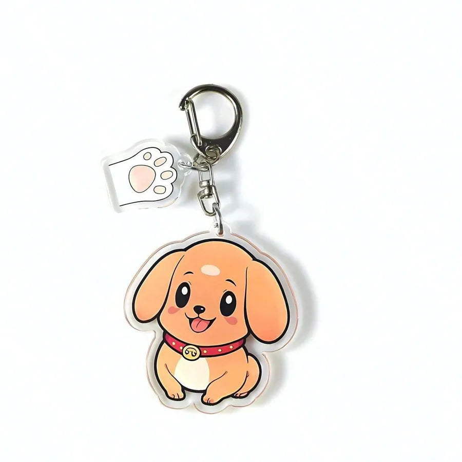 Cute Animal Arylic Keychain
