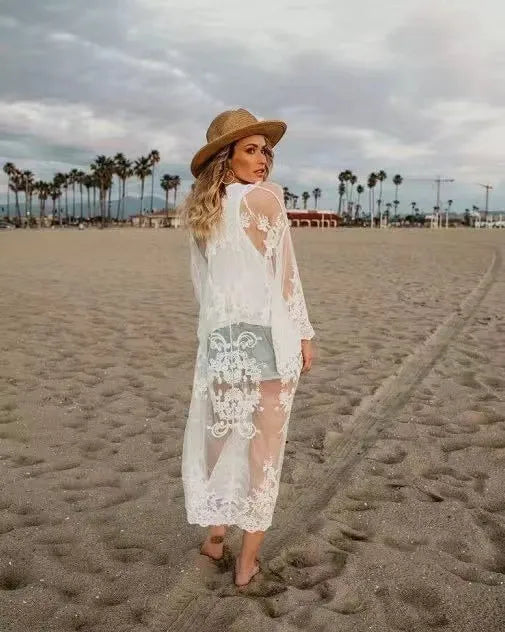 Women's Solid Color Vacation Cover Ups