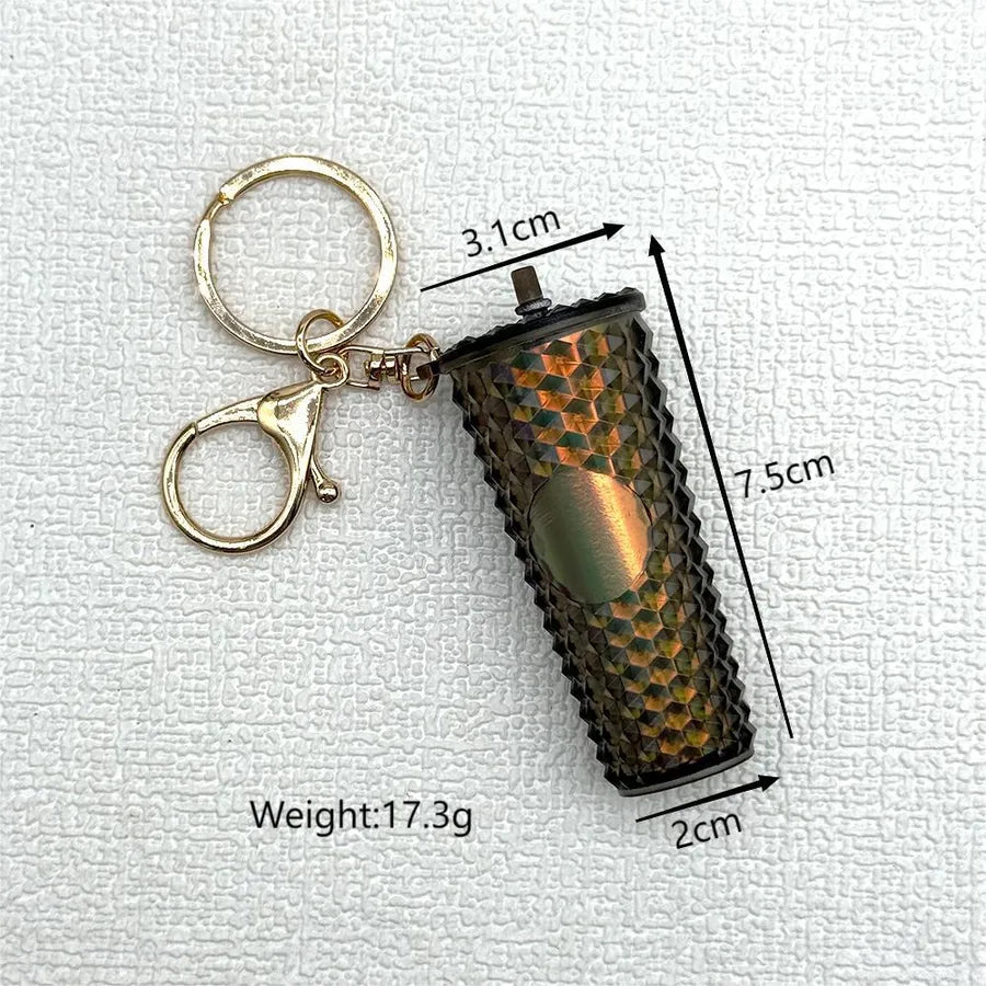 Simple Style Colorful Plastic Unisex Keychain