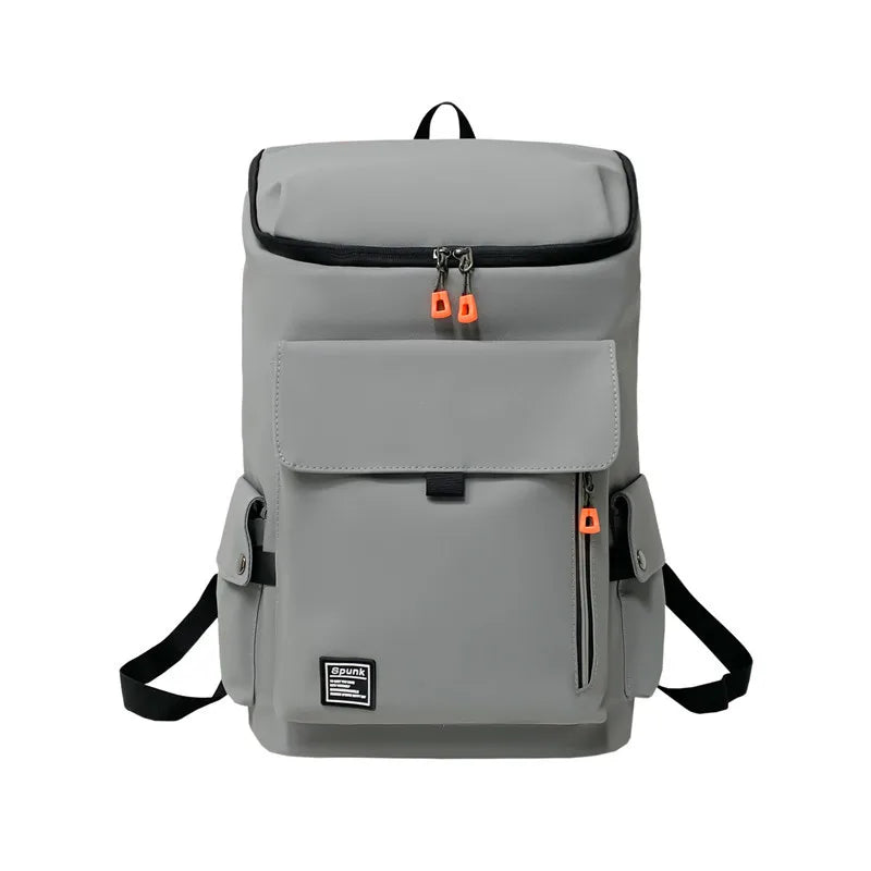 Waterproof Solid Color Casual Travel Hiking Backpack