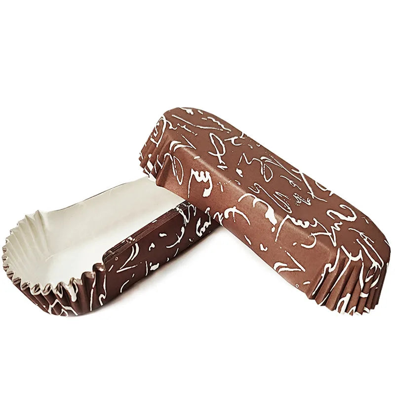 Simple Style Round Dots PET Coated paper cake cups