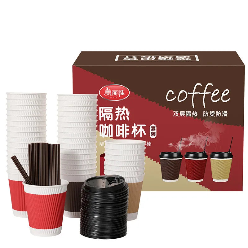 Coffee Cup with Lid 40 each pack