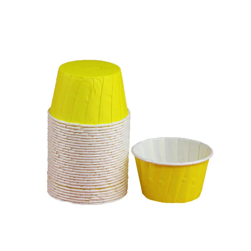 Simple Style Polka Dots Coated paper Bakeware cake cups