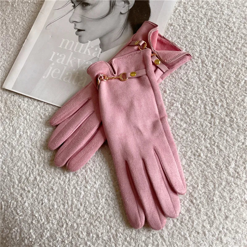 Women's Casual Elegant Simple Style Solid Color Gloves