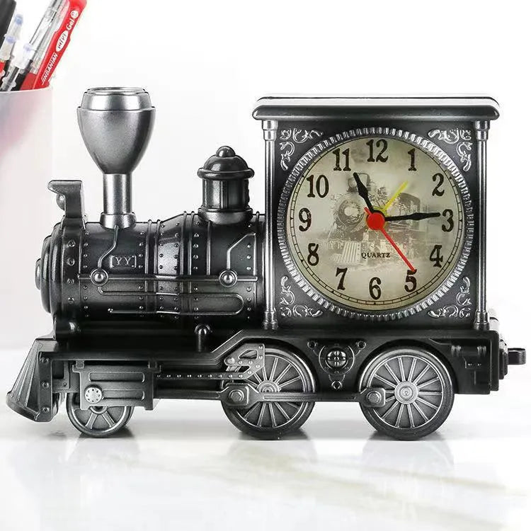 Retro Train ABS Alarm clock Artificial Decorations