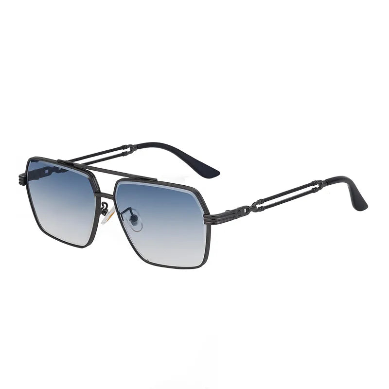 Classic Style Square Pc Square Full Frame Men's Sunglasses
