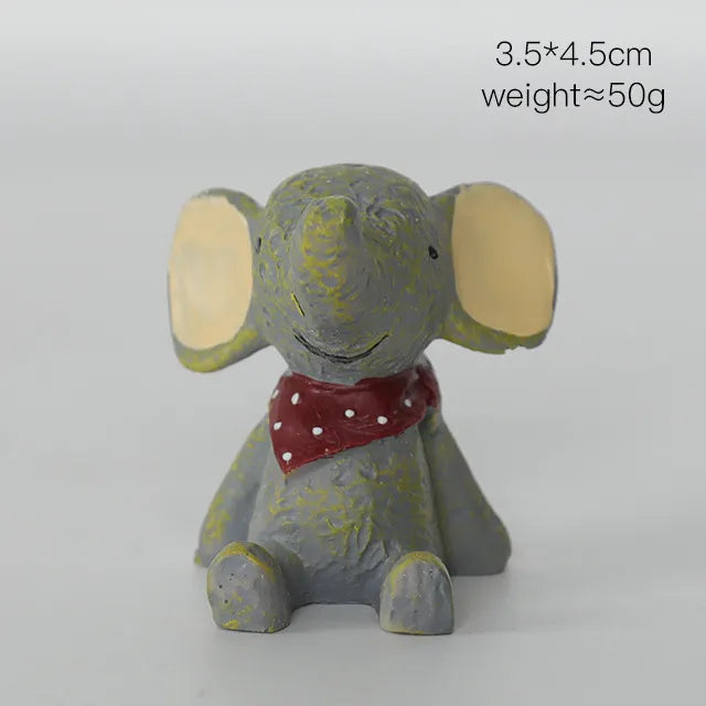 cute cartoon resin ornaments artificial decorations