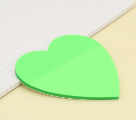 1 set solid color learning paper cute sticky note