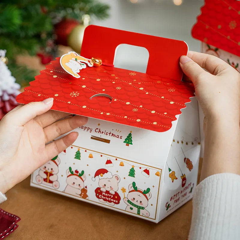 Creative Christmas Gift Box Candy Cookie Snack Surprise Packaging Handmade Small Empty Box For Biscuits And Sweets