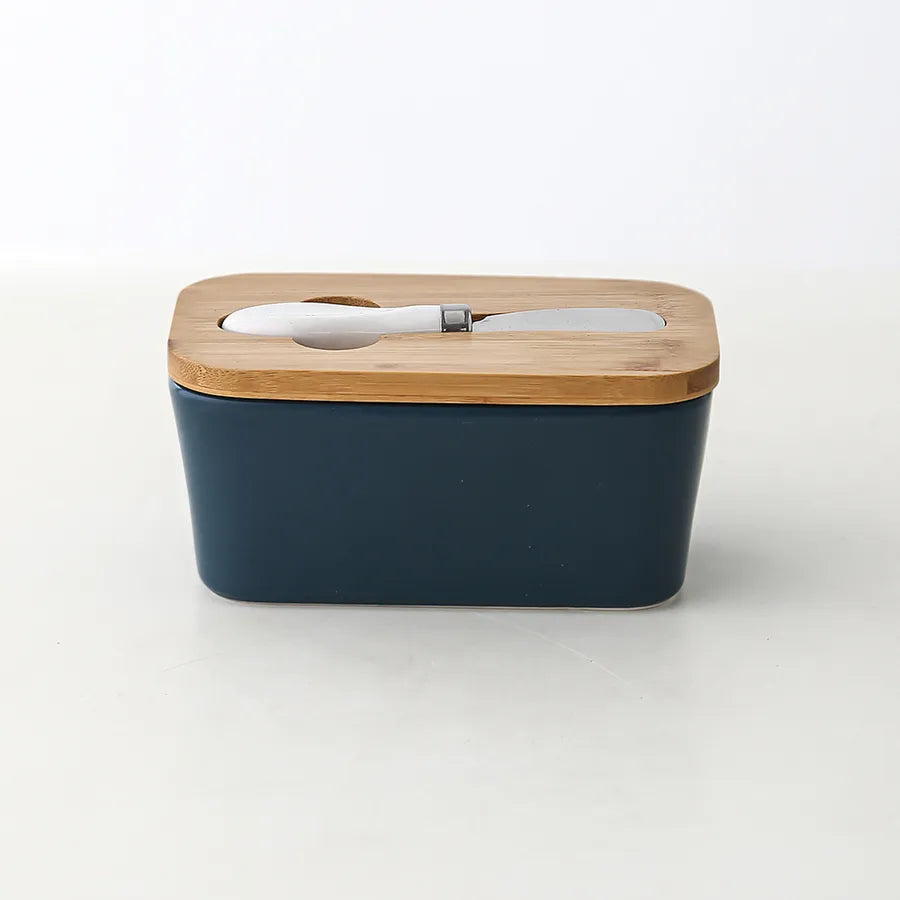 Simple Style Letter Solid Color Porcelain Storage Container Box