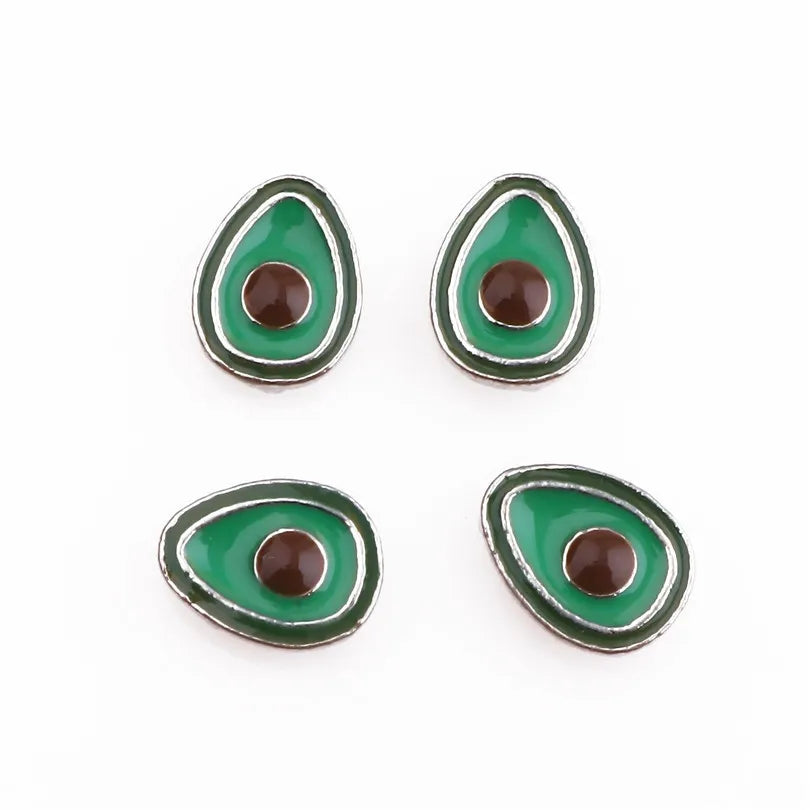 20 PCS/Package Alloy Color Block Pendant